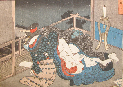 Utagawa Kunisada: Starlight - Ronin Gallery