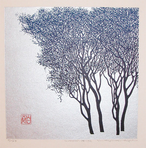 Maki Haku: Winter Tree (work 74-72) - Ronin Gallery