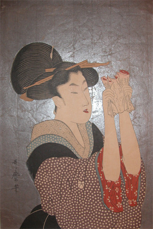 Kitagawa Utamaro: Woman Reading a Letter - Ronin Gallery