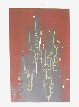Yoshida Toshi: Abstract Landscape, C - Ronin Gallery