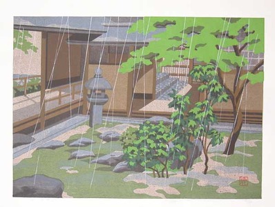 Ido: Rain at Kobai-In - Ronin Gallery