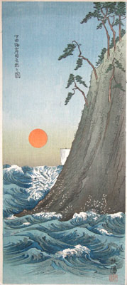 Fuyo: Sunrise at Shimoda Seashore - Ronin Gallery