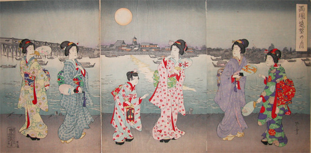 Hisahide: Moon over Ryogoku - Ronin Gallery