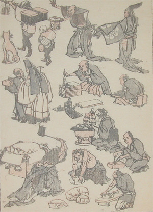 Katsushika Hokusai: Workers - Ronin Gallery