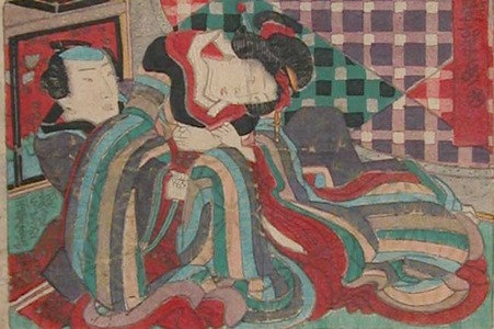 Utagawa Kunisada II: Heron Maiden - Ronin Gallery