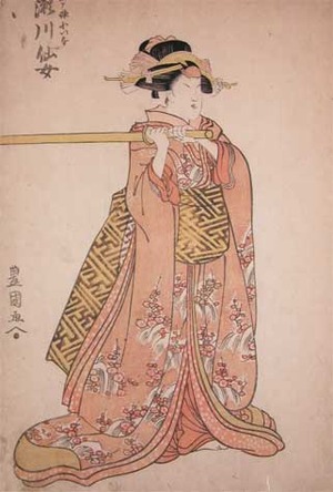 Utagawa Toyokuni I: Kabuki Actor Segawa Senjo - Ronin Gallery