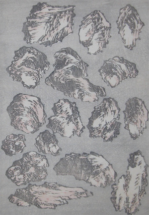 Katsushika Hokusai: Rocks - Ronin Gallery