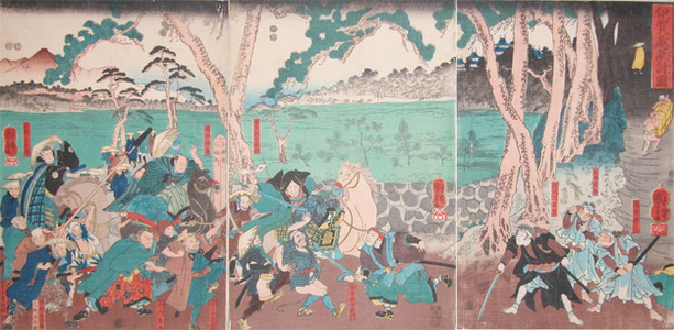 Utagawa Kuniyoshi: Igagoe Revenge - Ronin Gallery