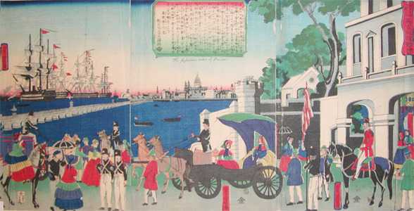 歌川芳虎: The Japanese View of London - Ronin Gallery
