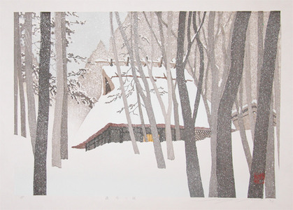 Sano: House in the Snowy Morning - Ronin Gallery
