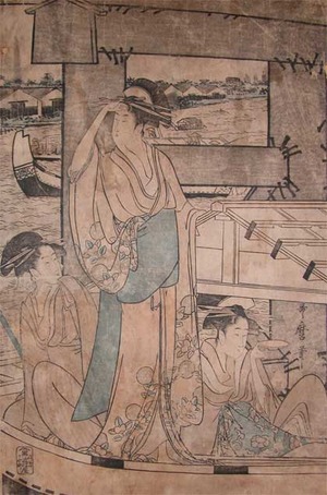 Kitagawa Utamaro: Under the Bridge - Ronin Gallery