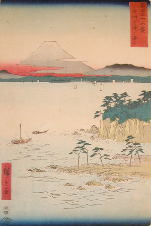 Utagawa Hiroshige: Miura, Sagami - Ronin Gallery