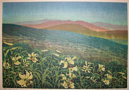 Maeda: Lilies on the Mountain Peak - Ronin Gallery