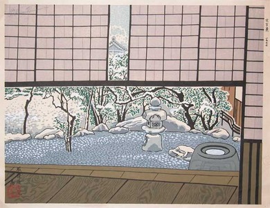 Tokuriki: Teahouse at Daitokuji Temple, Kyoto - Ronin Gallery