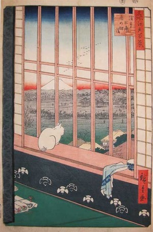 歌川広重: Asakusa Ricefields and Torinomachi - Ronin Gallery