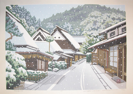 Ido: Winter at Toriimoto - Ronin Gallery