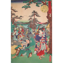 Utagawa Kunisada II: Act. VIII, at the Foot of Mt. Fuji - Ronin Gallery