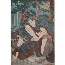 Japanese Print "Tickle My Foot" by Utagawa Kunisada, 歌川国貞 (Kunisada)