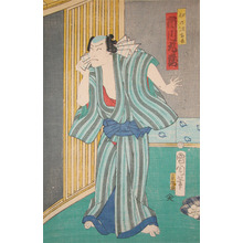 豊原国周: Kabuki Actor Ichikawa Kyuzo - Ronin Gallery