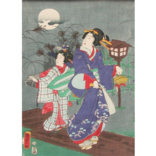 Utagawa Kunisada II, 二代歌川国貞 (Kunisada II)による浮世絵「Full Moon」