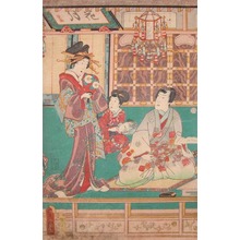 Utagawa Kunisada: Prince and a Courtesan - Ronin Gallery