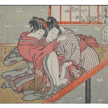 Isoda Koryusai: Spring Lovers - Ronin Gallery