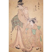 Kitagawa Utamaro: The Famed Courtesan Hanaogi - Ronin Gallery