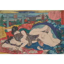 Utagawa Kunisada: Hold Me Tight - Ronin Gallery