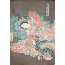 Estampe japonaise "Princess Sakura" par Utagawa Kunisada II, 二代歌川国貞 (Kunisada II)