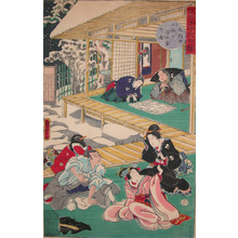 Utagawa Kunisada II: Reading the Map - Ronin Gallery