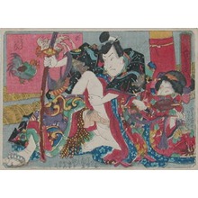 Utagawa Kunisada: The Rooster - Ronin Gallery