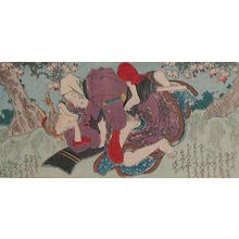 Utagawa Kunisada: Quick Love in Spring - Ronin Gallery