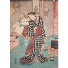 Utagawa Kunisada: New Year Day - Ronin Gallery