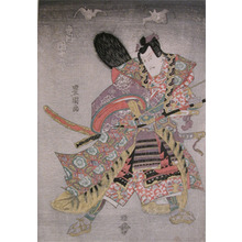 Utagawa Toyokuni I: Ichikawa Danjuro and Bats - Ronin Gallery