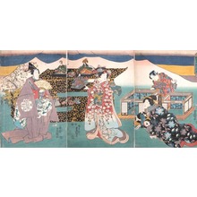 Utagawa Kunisada: Doll Festival - Ronin Gallery