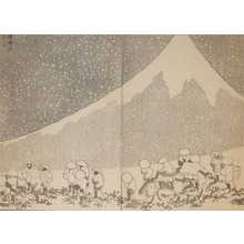 葛飾北斎: Fuji in Deep Snow - Ronin Gallery
