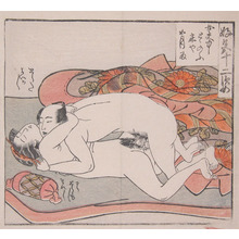 Isoda Koryusai: Two Naked Lovers - Ronin Gallery