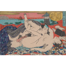 Utagawa Kunisada, 歌川国貞 (Kunisada)创作的日本版画《Passion》