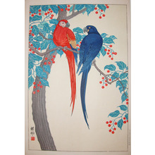 Shoson: Two Parrots - Ronin Gallery