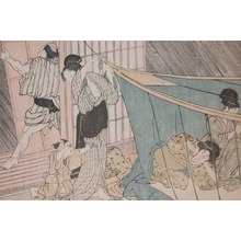 Kitagawa Utamaro: Thunder Storm in Summer - Ronin Gallery