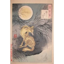 Tsukioka Yoshitoshi: Moon on Musashi Plain - Ronin Gallery