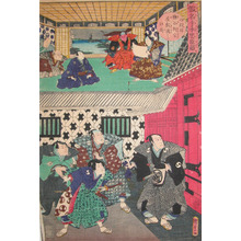 Utagawa Kunisada II, 二代歌川国貞 (Kunisada II)创作的日本版画《Act. IV》