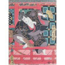 Japanischer Druck "Nakamura Shikan" von Utagawa Kunisada, 歌川国貞 (Kunisada)