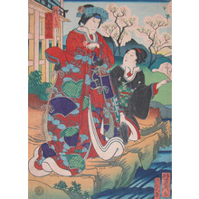 Japanischer Druck "Kataoka Gado" von Utagawa Yoshitaki, 歌川芳滝 (Yoshitaki)