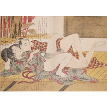 Kitagawa Utamaro: On the Verandah - Ronin Gallery