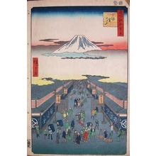 Suzuki Hiroshige (Hiroshige)による浮世絵「Suruga Town」