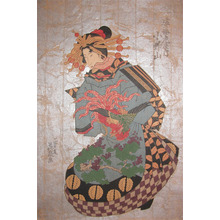 渓斉英泉: Oiran Onoyama - Ronin Gallery