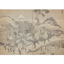 Katsushika Hokusai: Fuji with a Belt - Ronin Gallery