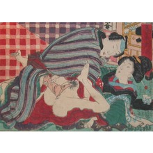 Utagawa Kunisada: Curled Toes! - Ronin Gallery