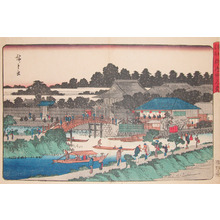 Utagawa Hiroshige: Myokendo at Yanagibashi - Ronin Gallery